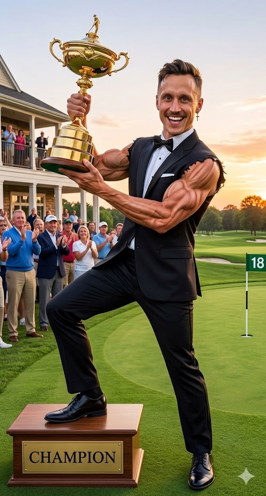 Current Champion K-Har hoisting the trophy